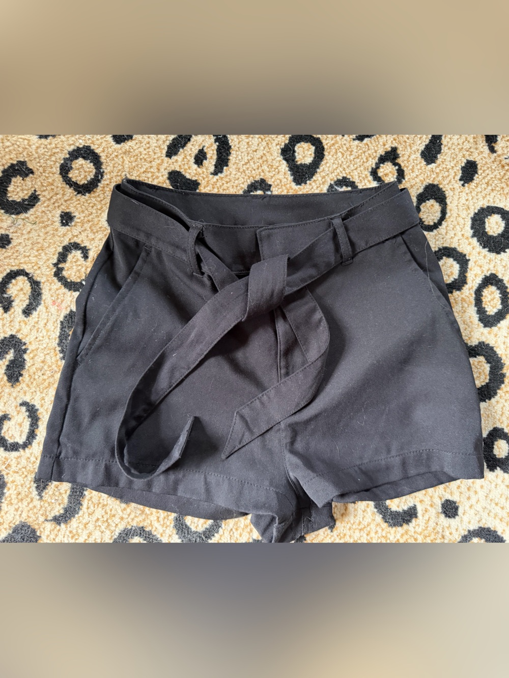 Cute Black Waistband Shorts Perfect For Summer